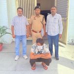 युवक पर सुए से वार कर चेन-लैपटॉप लूटने वाले गिरोह का तीसरा आरोपी गिरफ्तार।