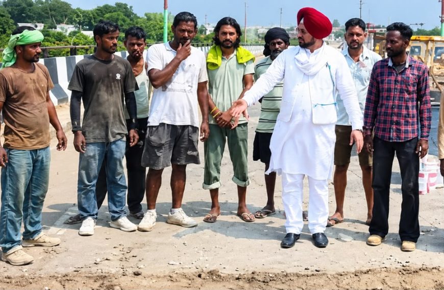 ਨਾਭਾ-ਭਵਾਨੀਗੜ੍ਹ ਰੋਡ ’ਤੇ ਫਲਾਈਓਵਰ ਦੀ ਮੁਰੰਮਤ ਦਾ ਵਿਧਾਇਕ ਦੇਵ ਮਾਨ ਨੇ ਲਿਆ ਜਾਇਜ਼ਾ